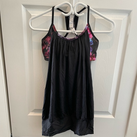 VEUC/NWOT LULULEMON NO LIMITS TANK 4 spring has sprung - Picture 4 of 9